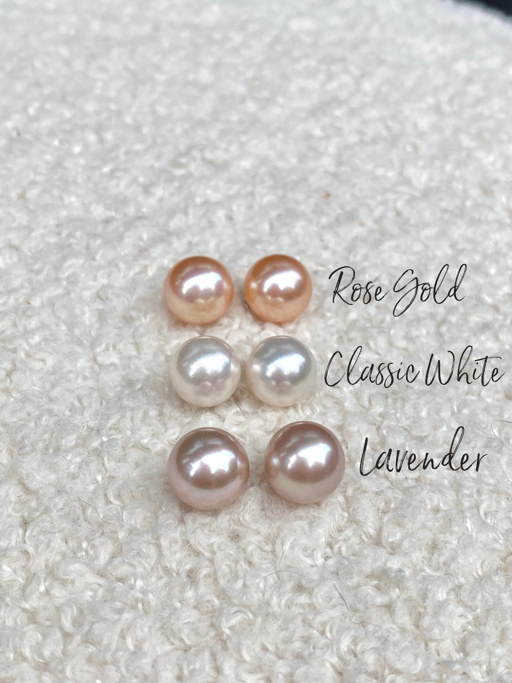 Luxury 9mm Freshwater Pearl Stud Earrings – Elle Florence